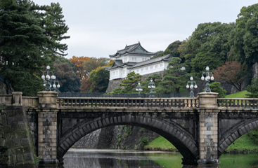 Old Japan bridge