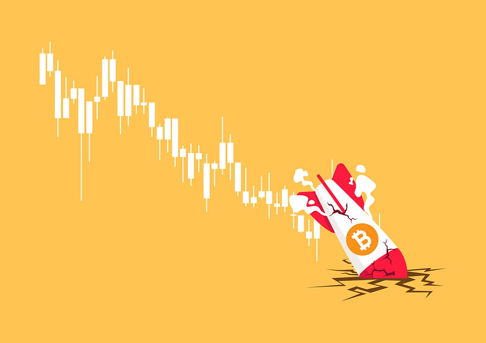 Bitcoin stocks crashing.