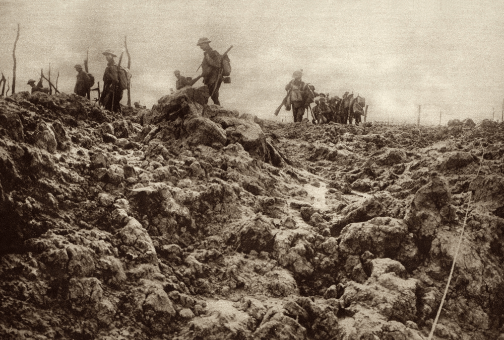 Image of soldiers in the trenches